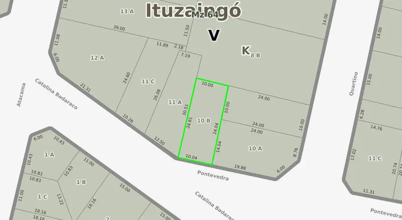 Terreno en venta · Ituzaingó Norte, Ituzaingó, GBA Oeste, Provincia de Buenos Aires Terreno en venta · Ituzaingó Norte, Ituzaingó, GBA Oeste, Provincia de Buenos Aires